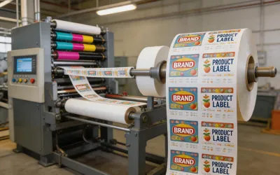 Label printing production