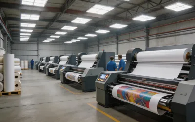Commercial print service provider floor